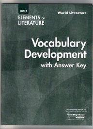 Book Elements of Literature: Vocabulary Development World Literature free