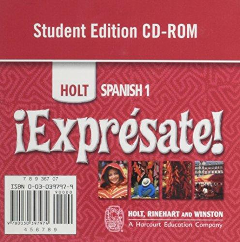 Book ¡Exprésate!: Student's Edition CD-ROM Level 1 2006 free