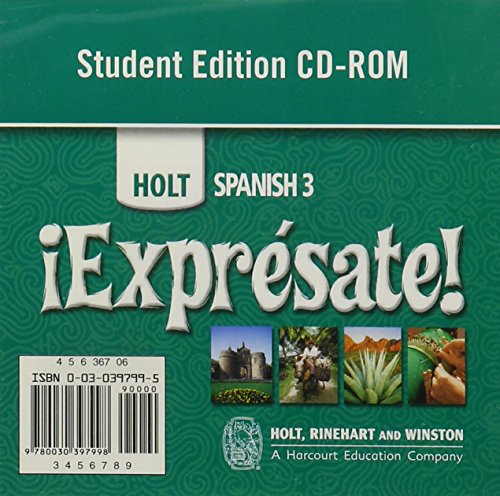 Book Espresate!: Level 3 Student Edition on CD-ROM free