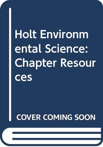 Book Holt Environmental Science: Chapter Resources free