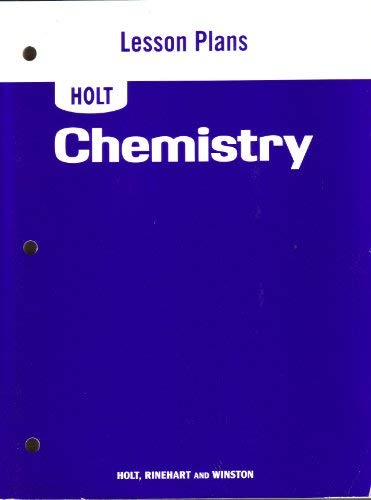 Book Lesson Plans For Holt Chemistry free