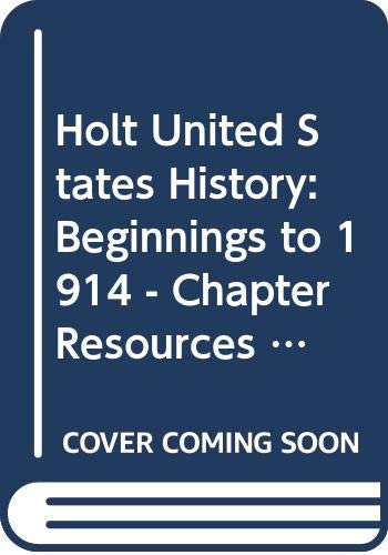 Book United States History: Chapter Resources Package Beginnings to 1914 free