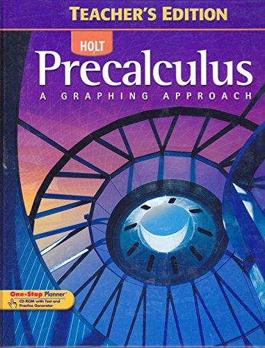 Book Precalculus: A Graphing Approach (Teacher's Edition) free