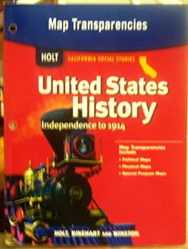 Book Holt California Social Studies United States History Independence To 1914 Map Transparencies free