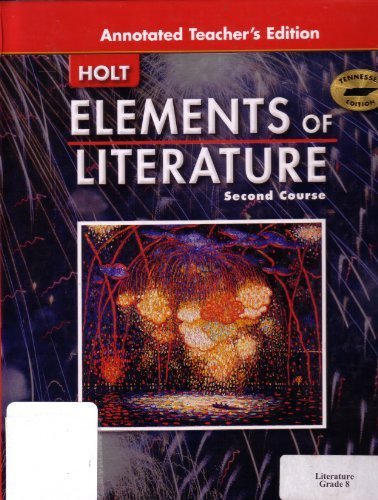 Book Elements Of Literature Second Course [annotated Teacher's Edition] (tennessee Edition) free