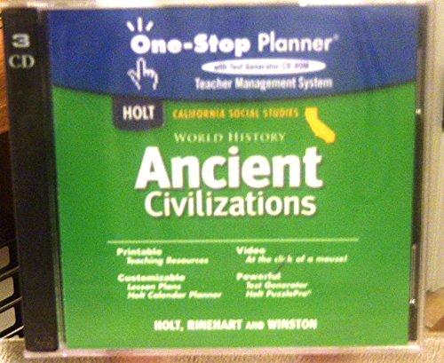 Book Ancient Civilizations One-stop Planner Cd-rom Set (world History) free