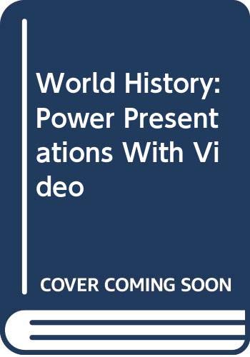 Book World History: Power Presentations with Video CD-ROM free
