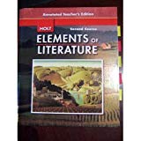 Book Holt Elements of Literature, Second Course (Annotated Teacher's Edition) free