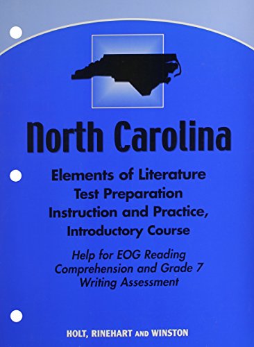 Book Holt Elements of Literature North Carolina: Test Preparation Workbook Grade 06 free