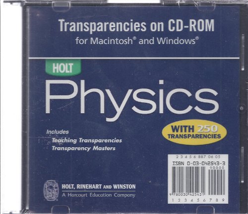 Book Holt Physics: Transparencies free
