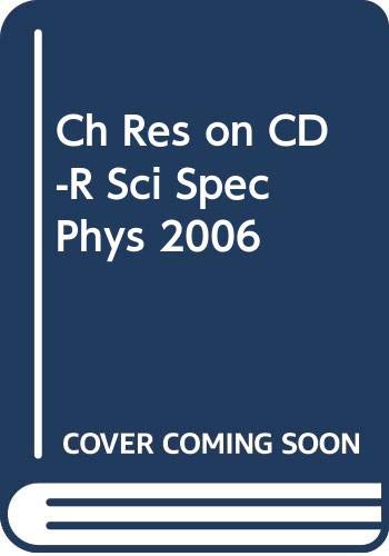 Book Ch Res on CD-R Sci Spec Phys 2006 free