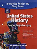 Book United States History: Beginnings to 1914, Intractive Reader amd Study Guide (Holt Social Studies) free