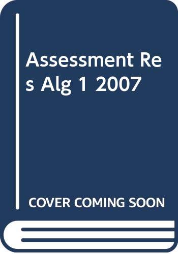 Book Assessment Resources Holt Algebra 1 2007 free