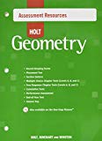 Book Assessment Resources With Answer Key Geometry 2007 free