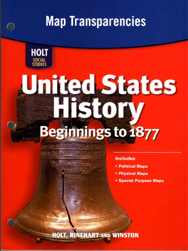 Book United States History Beginnings to 1877: Map Transparencies free