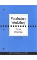 Book Vocabulary Workshop: First Course free