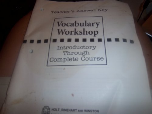 Book Key Vocabulary Workshop: Introductory Through Complete Course free
