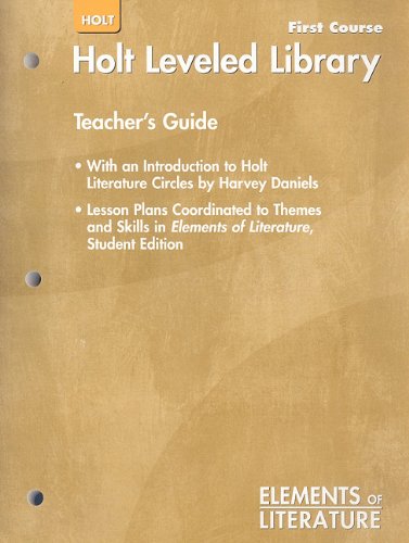 Book Elements of Literature: Teacher Guide First Course free