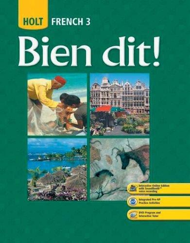 Book Bien dit!: Student Edition Level 3 2008 free