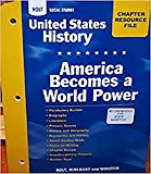 Book Holt United States History: Chapter Resource File - America becoming a World Power Grades 6-9 free