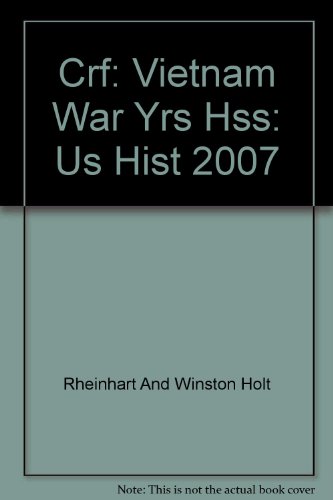 Book Holt United States History: Chapter Resource File - Vietnam War Grades 6-9 free
