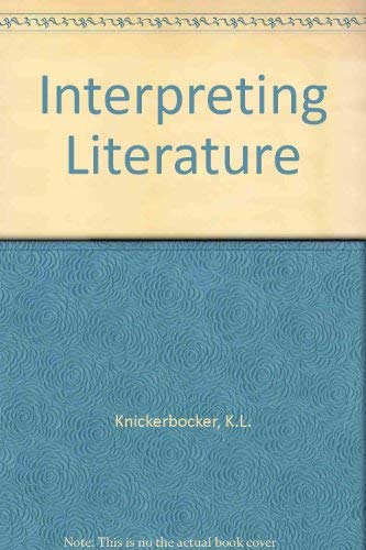 Book Interpreting Literature: Preliminaries to Literary Judgment free