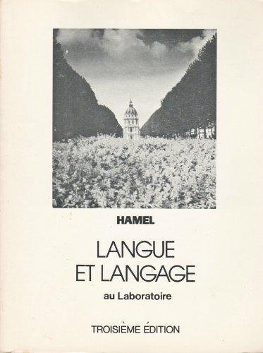Book Langue Et Langage Au Laboratoire free