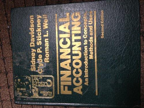 Book Financial accounting: An introduction to concepts, methods, and uses free
