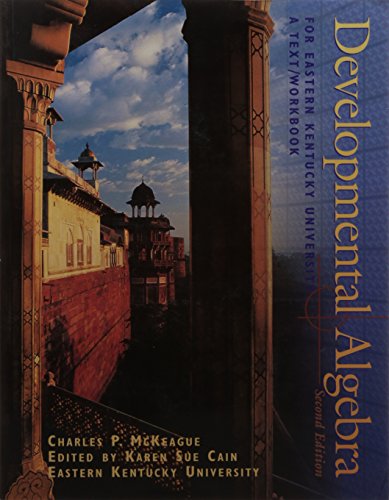 Book Developmental Algebra for Eastern Kentucky University (A Text/Workbook) free