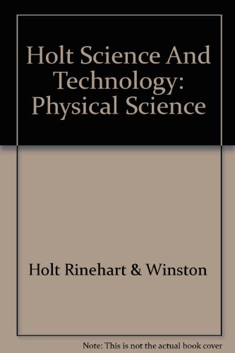 Book Holt Science & Technology: Study Guide Physical Science free