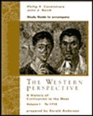 Book Study Guide, Volume I for Cannistraro/Reich’s The Western Perspective: A History of European Civilization free
