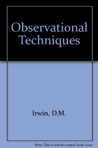 Book Observational Strategies for Child Study free