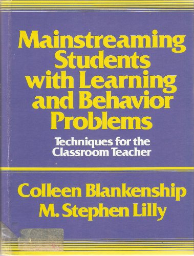 Book Mainstreaming Students With Learning And Behavior Problems free