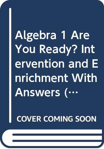 Book Holt Algebra 1: Estás preparado? Intervención y enriquecimiento free