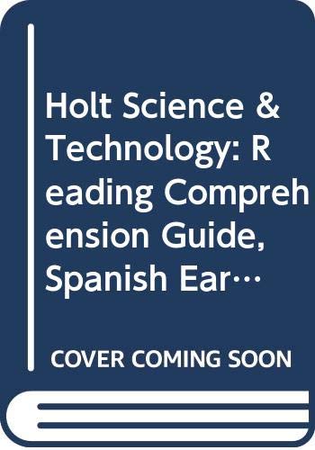 Book Holt Science & Technology: Reading Comprehension Guide, Spanish Earth Science free