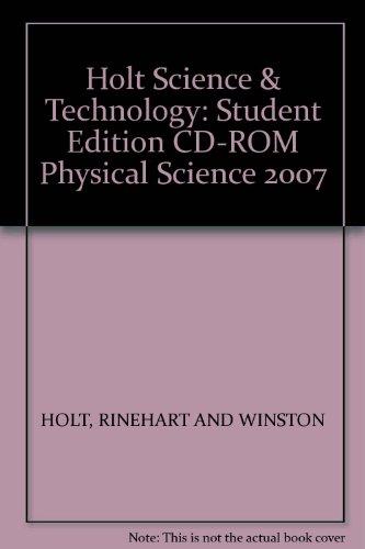 Book Holt Science And Technology: Physical Science (holt Science & Technology) free