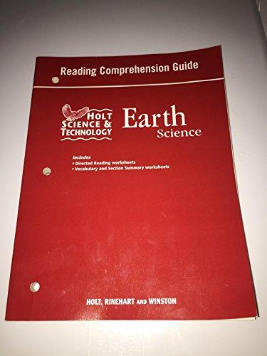 Book Holt Science & Technology: Reading and Comprehension Guide Earth Science free