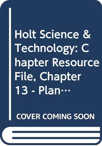 Book Holt Science & Technology: Chapter Resource File Chapter 13 Plant Processes free
