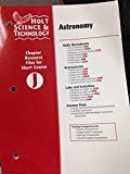 Book Holt Science & Technology: Chapter Resource Files for Astronomy Short, Course J free