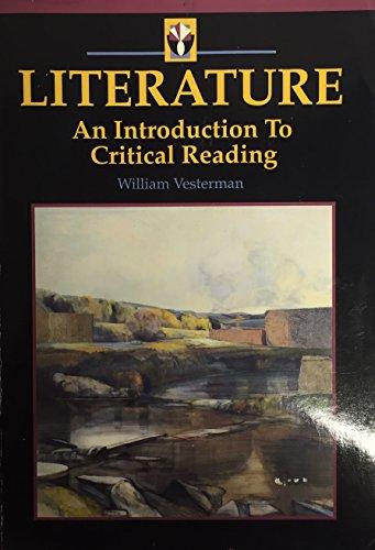 Book Literature: An Introduction to Critical Reading free