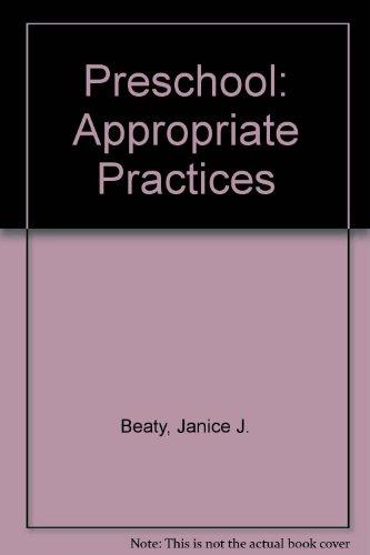 Book Preschool Appropriate Practices free