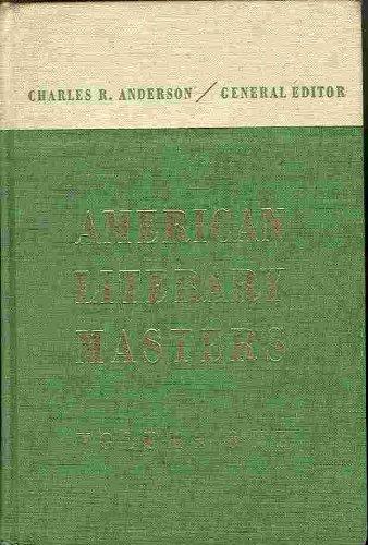 Book American Literary Masters - Volume One free