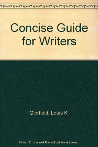 Book A concise guide for writers free