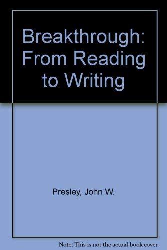Book Breakthrough, From Reading To Writing free