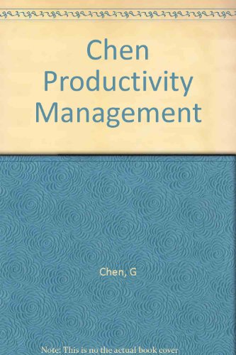 Book Productivity Management: Text And Cases free