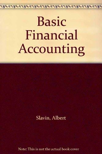 Book Financial accounting: A basic approach free