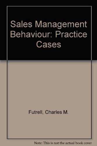 Book Sales management: Behavior, practice, and cases free