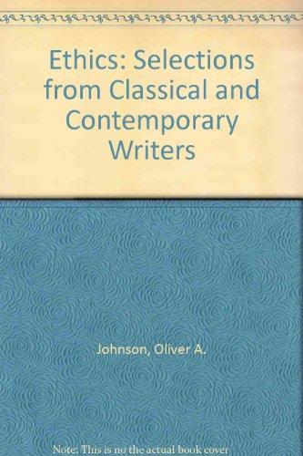 Book Ethics: Selections From Classical And Contemporary Writers free