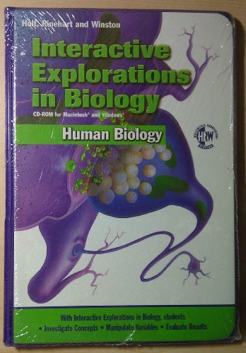 Book Holt Human Biology Interactive Explorations in Biology CD-Rom free