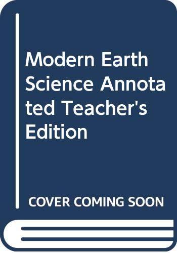 Book Modern Earth Science, Annotated Teacher's Edition free